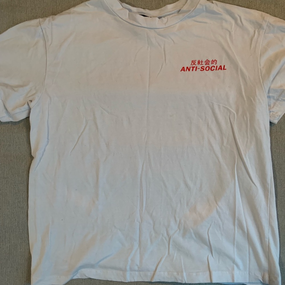 Anti Social Crop Top/Tee